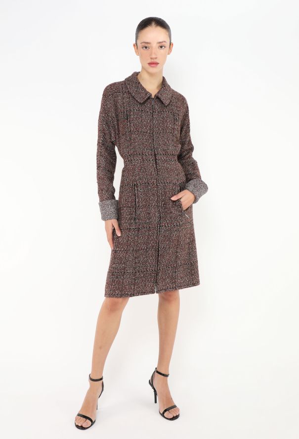 Chanel 2014 Tweed Collared Dress - 1