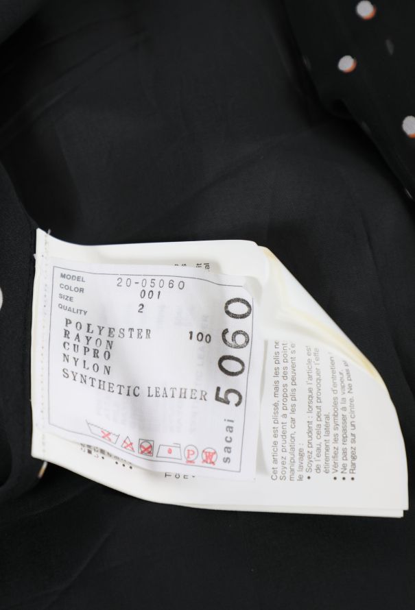 Sacai 2023 Flared Polka Dot Dress - 5