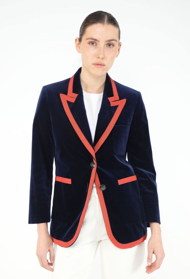 Gucci Pre-Fall 2017 Velvet Blazer - 3