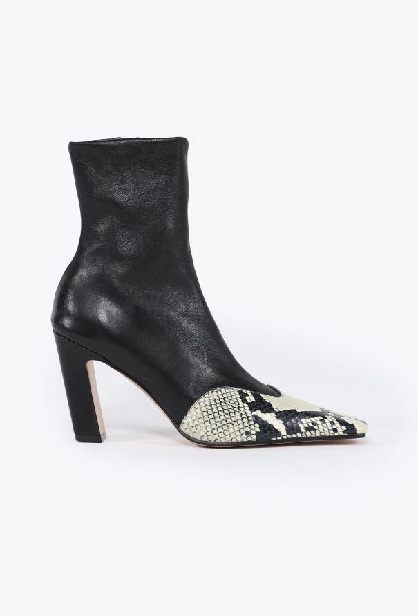 Khaite 2023 Embossed Calfskin Nevada Boots - 1 Khaite 2023 Embossed Calfskin Nevada Boots - 1