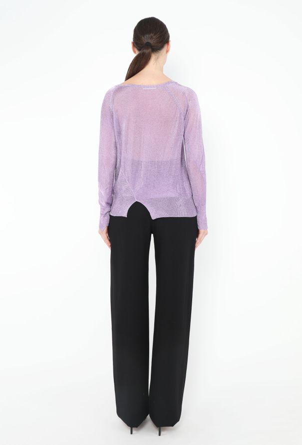 The Row Pre-Fall 2022 Asymmetrical Lurex Giro Top - 6