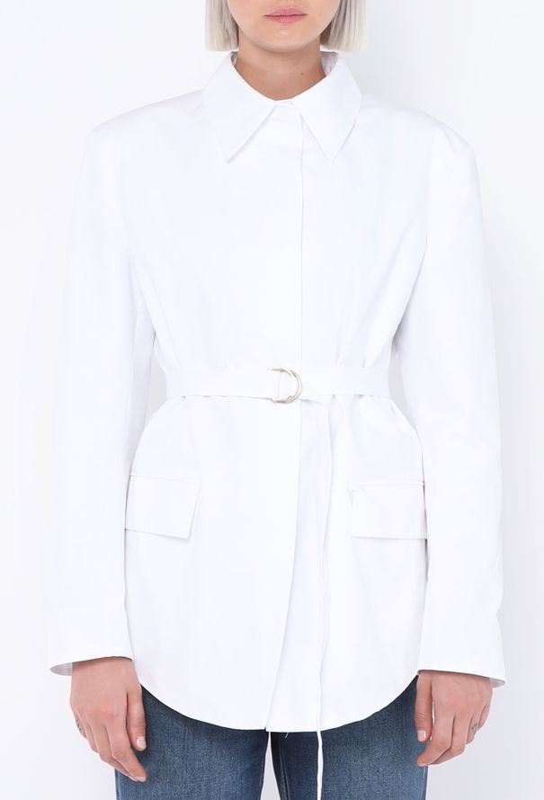 Valentino S/S 2024 Belted Poplin Jacket - 1