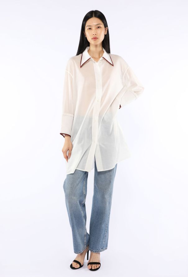 Céline Contrast Trim Top, F/W 2016 - 1