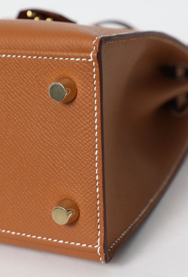Hermès 2023 Gold Epsom Kelly Sellier 25 - 13