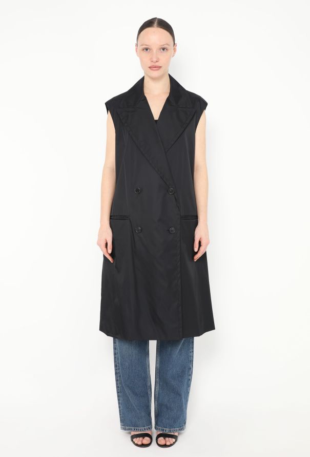 Prada S/S 2018 Tailored Nylon Vest - 3 Prada S/S 2018 Tailored Nylon Vest - 3