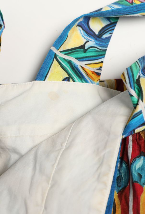 Dolce & Gabbana Maiolica Mosaic Cotton Dress - 7