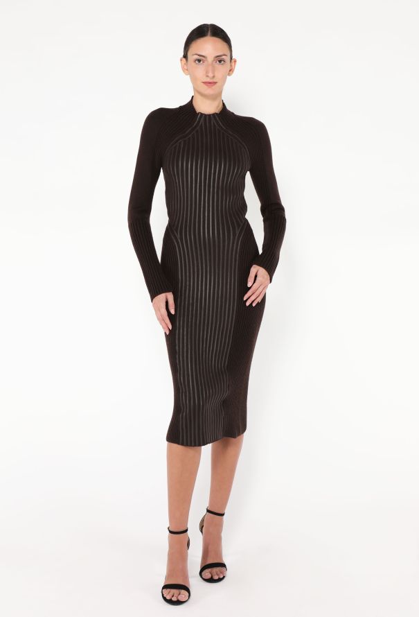 Hermès 2025 Ribbed Bodycon Dress - 3