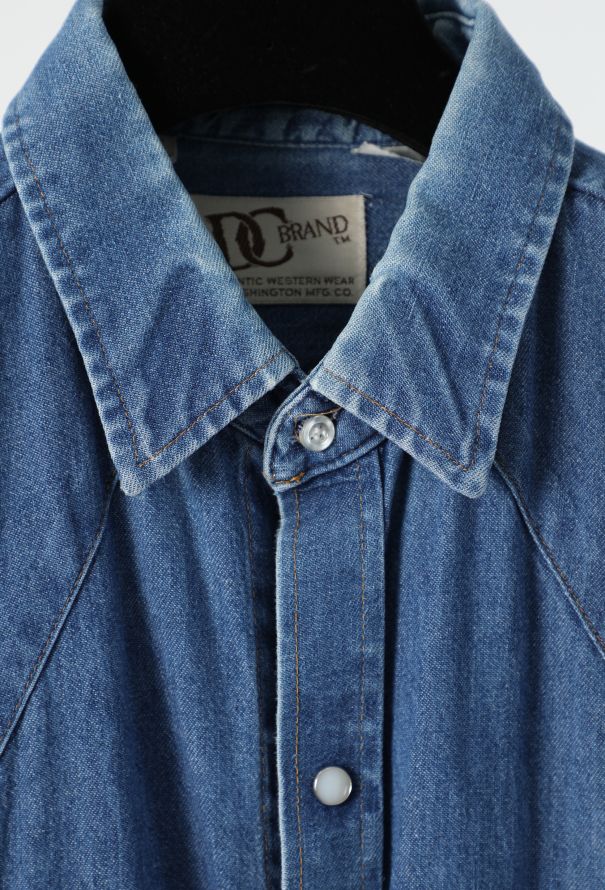 80s Sawtooth Pocket Denim Shirt | Authentic & Vintage | ReSee