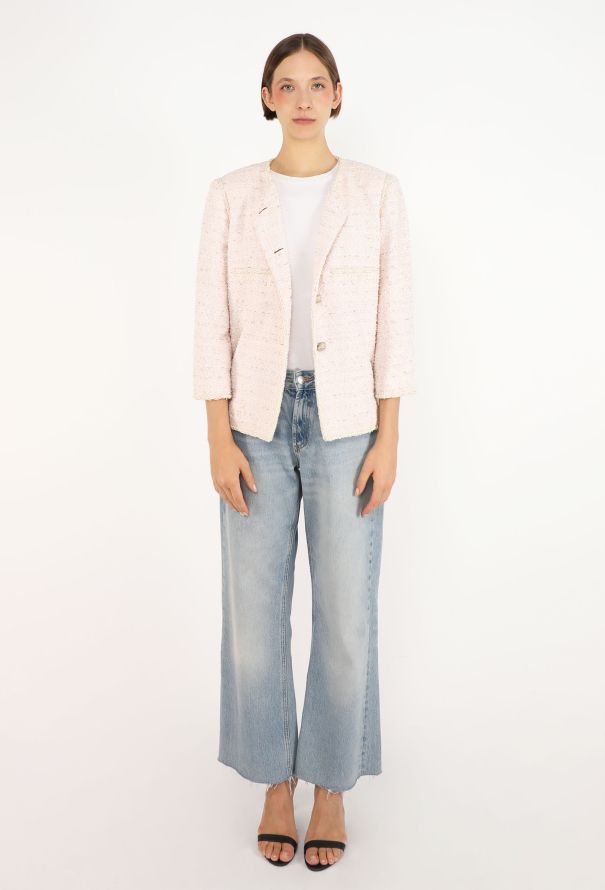 Chanel Frayed Tweed Jacket, S/S 2010 - 5