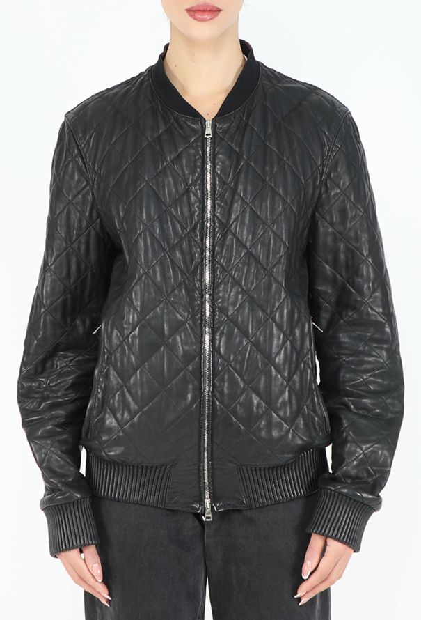 Gucci '90s Leather Bomber Jacket - 3