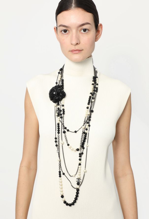Chanel 2002 Chainlink Camélia Sautoir - 1
