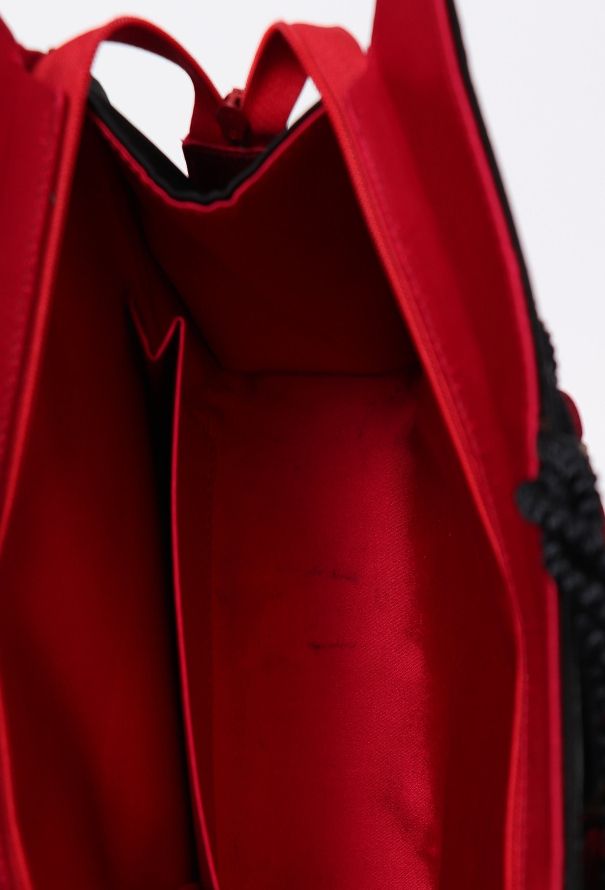 Saint Laurent '90 Black Silk Clutch - 12