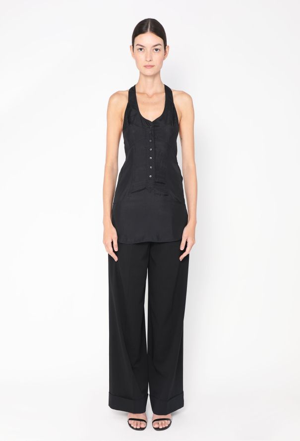 Balenciaga 2002 Silk Racerback Tank - 3 Balenciaga 2002 Silk Racerback Tank - 3