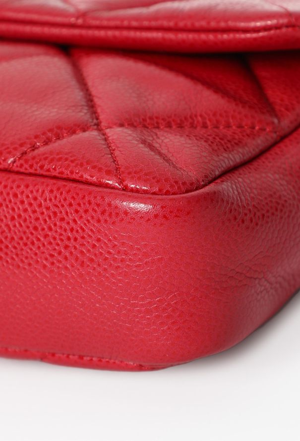 Chanel Classic Quilted Glazed Caviar Flap Bag - 8