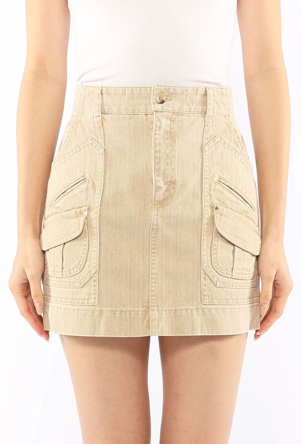 Balenciaga Cargo Denim Mini Skirt, 2000s - 3