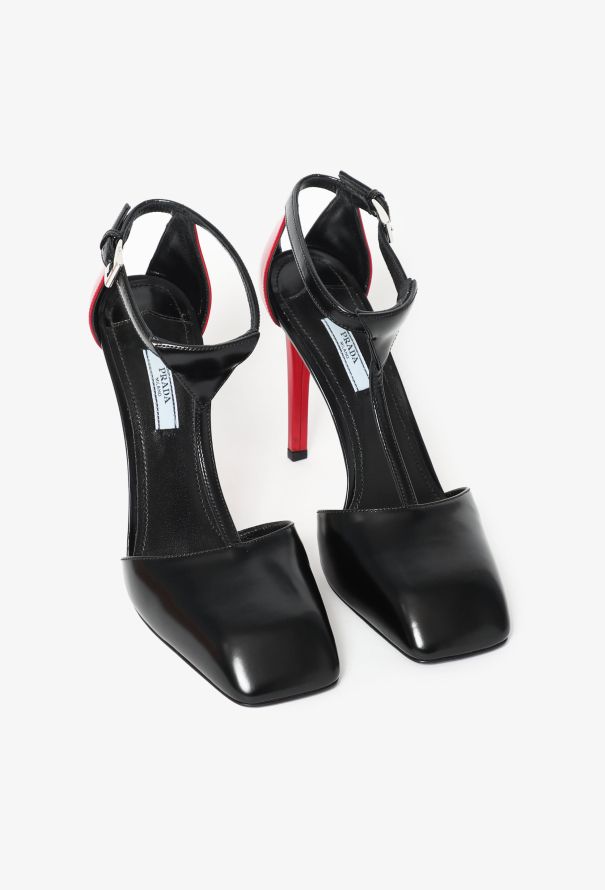 Prada 2014 Bicolor T-Strap Pumps - 2 Prada 2014 Bicolor T-Strap Pumps - 2