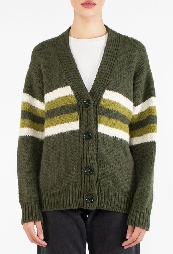 Prada Alpaca Striped Cardigan - 4