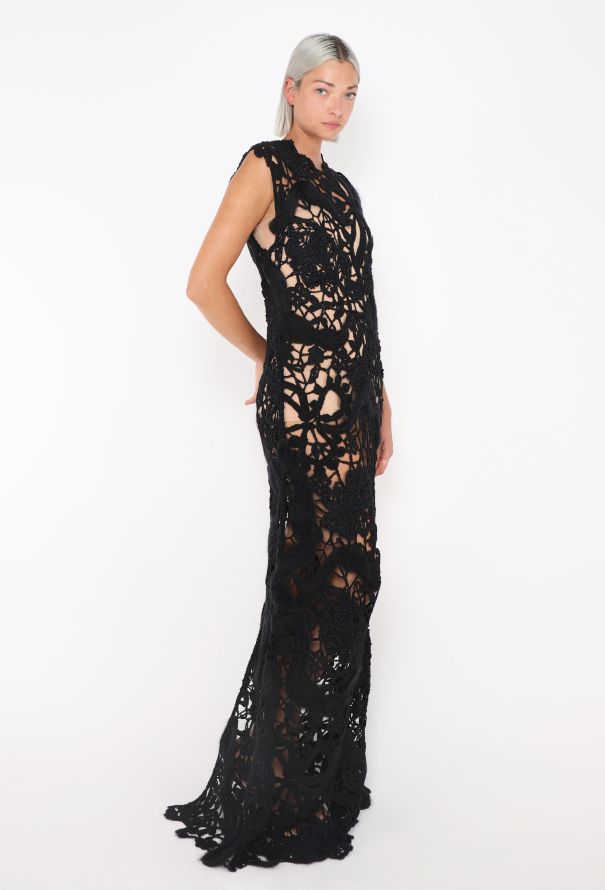 Jil Sander F/W 2024 Cornelly Crochet Gown - 3