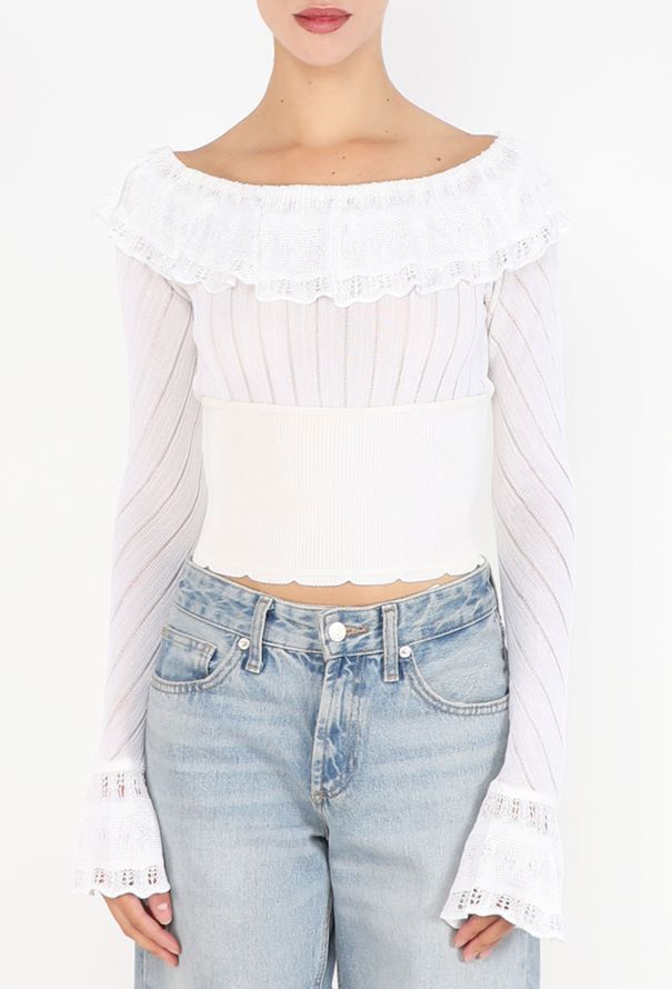 Alaïa Ribbed Crochet Top, S/S 1992 - 4