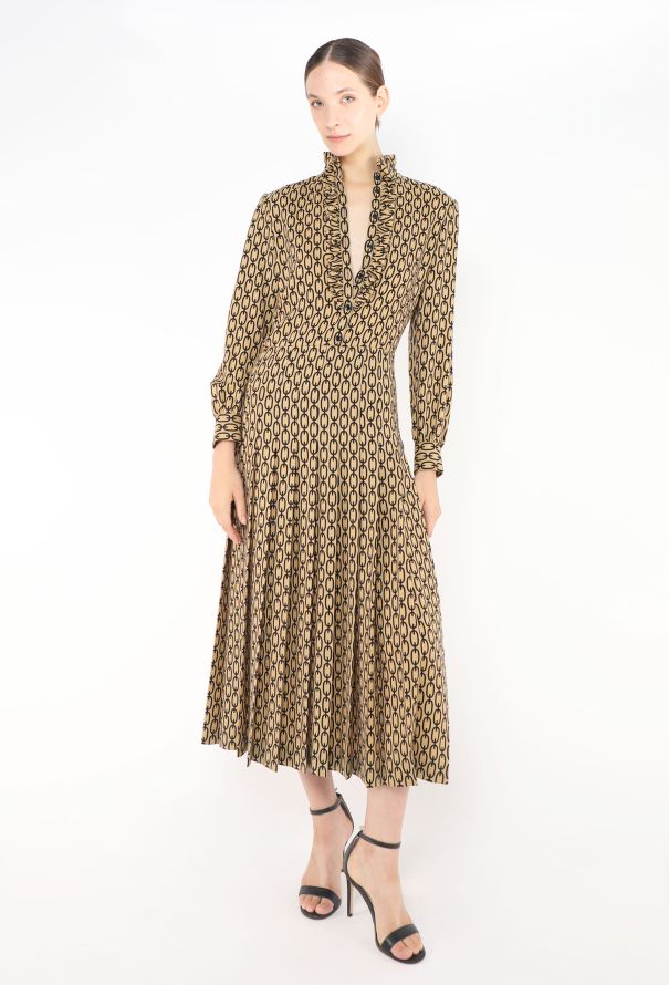 Céline F/W 2019 Printed Smock Dress - 4