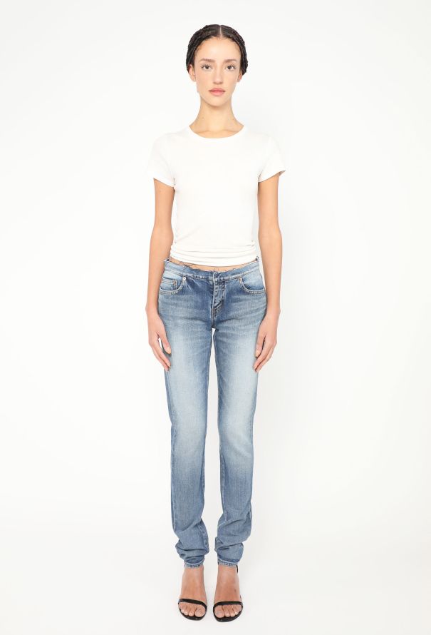 Saint Laurent S/S 2016 Distressed Slim Jeans - 4 Saint Laurent S/S 2016 Distressed Slim Jeans - 4