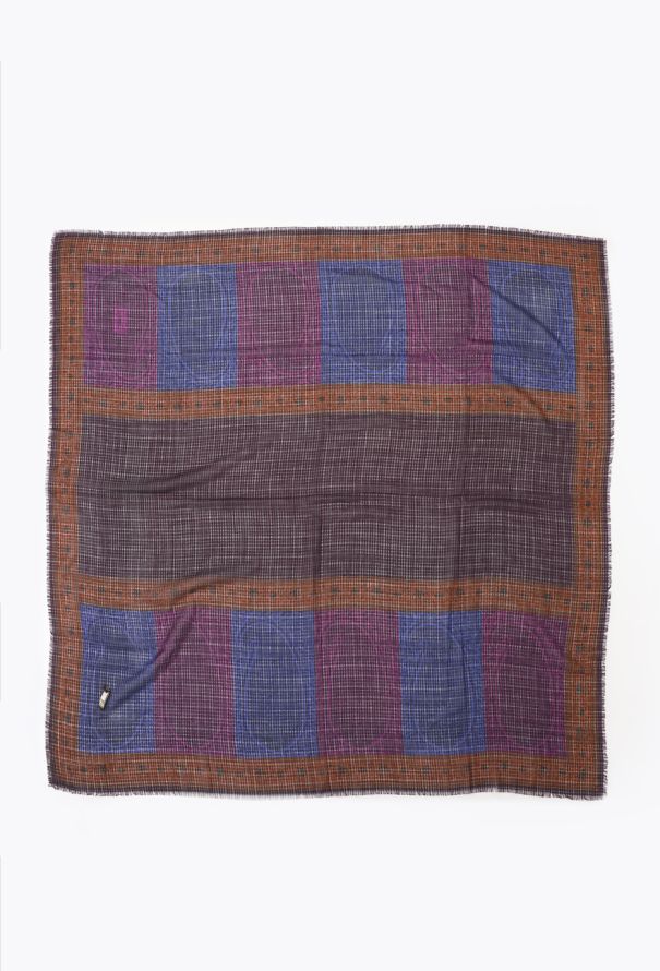 Saint Laurent Vintage Fringed Paisley Scarf - 3 Saint Laurent Vintage Fringed Paisley Scarf - 3