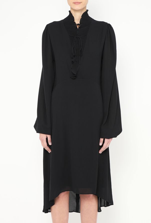 Balenciaga Resort 2017 Ruffled Crêpe Dress - 3