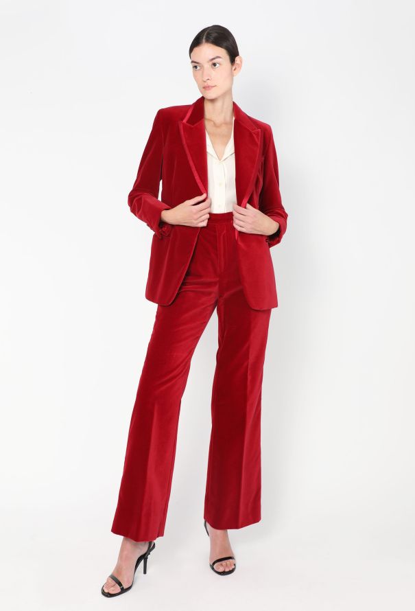 Gucci ICONIC Tom Ford F/W 1996 Velvet Suit - 1