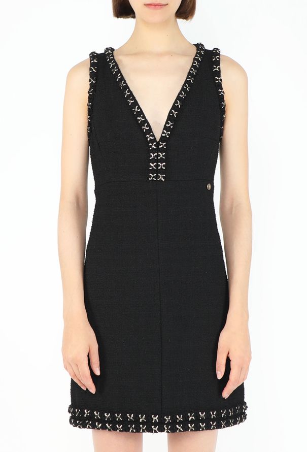 Chanel 2017 'CC' Tweed Mini Dress - 3