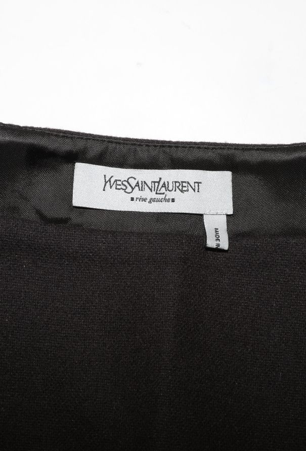 Saint Laurent 2005 Satin Trim Military Skirt - 5