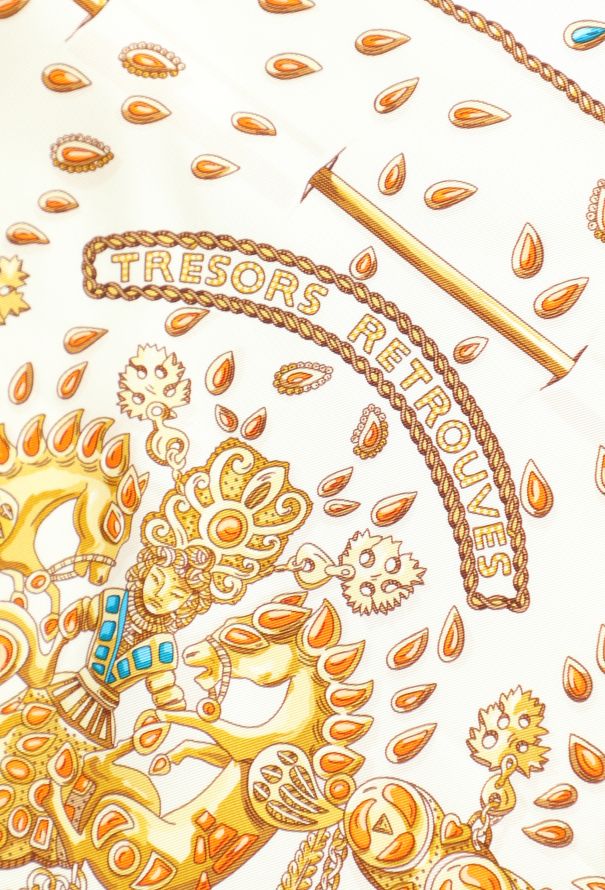 Hermès 'Tresors Retrouve' 90cm Silk Carré - 6 Hermès 'Tresors Retrouve' 90cm Silk Carré - 6