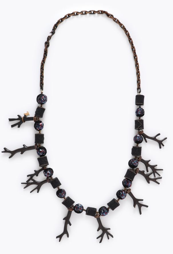 Louis Vuitton Felted Paillette Branch Necklace - 1