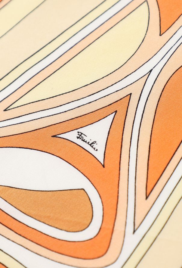 Emilio Pucci '70s Abstract Printed Silk Scarf - 4