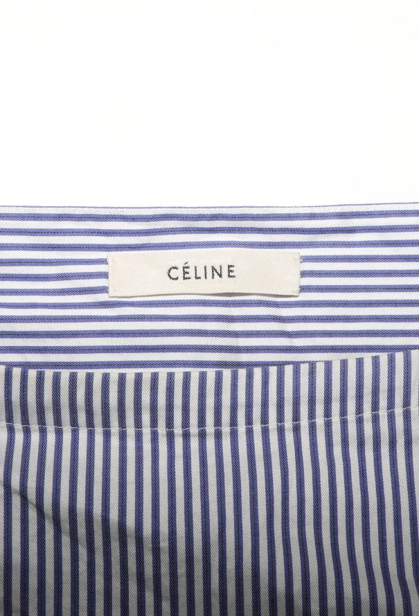 Céline Pinstripe Boatneck Tunic - 5