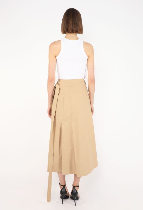 Céline Pleated Wrap Skirt, Pre-Fall 2017 - 8