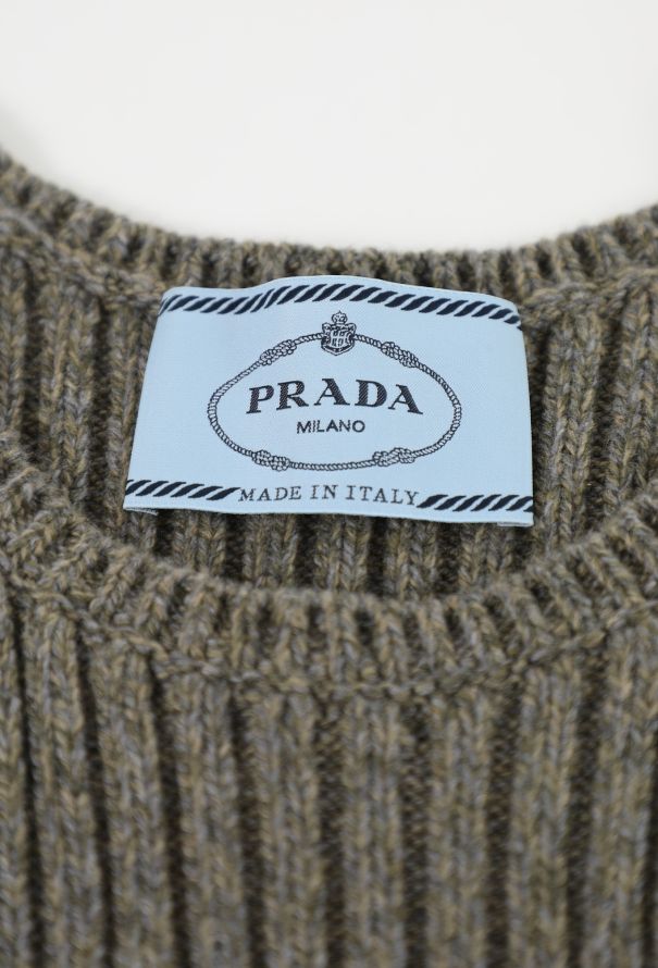 Prada Floral Appliqué Knit Dress, F/W 2022 - 6