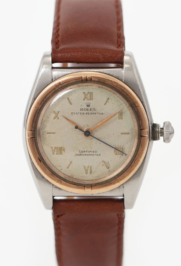 Rolex RARE 1950s Oyster Perpetual Bubble Back Watch - 3