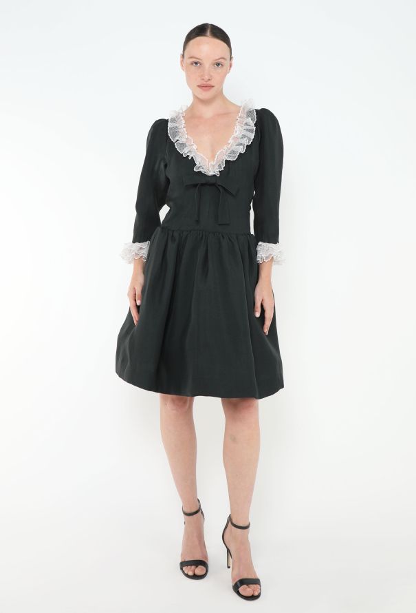Saint Laurent RARE 1960s Haute Couture Babydoll Dress - 3 Saint Laurent RARE 1960s Haute Couture Babydoll Dress - 3