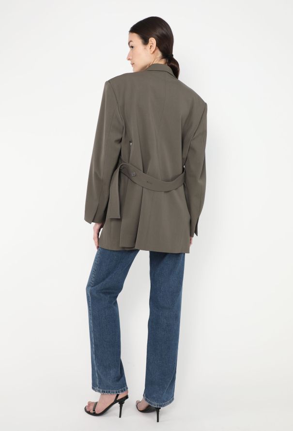 Céline S/S 2018 Belted Back Blazer - 3 Céline S/S 2018 Belted Back Blazer - 3