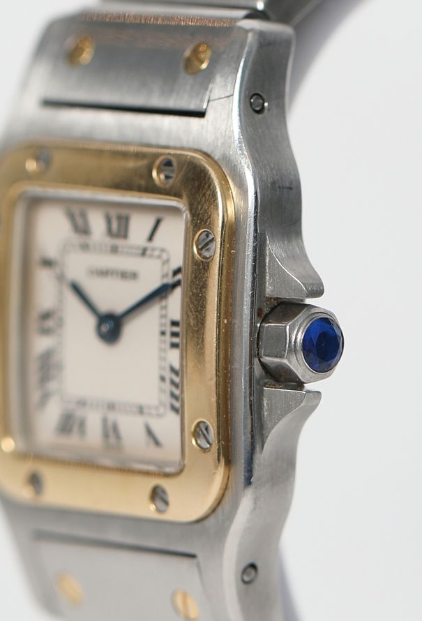 Cartier Vintage Cartier Santos Lady Galbée Watch - 5