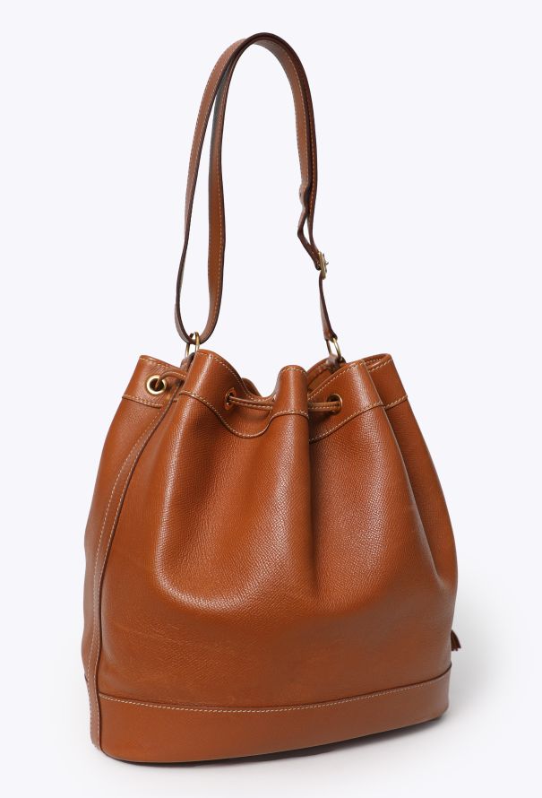 Hermès '90s Gold Courchevel Market Bag - 2