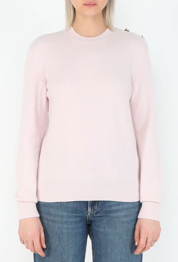 Bottega Veneta Resort 2023 Cashmere Knot Button Sweater - 1