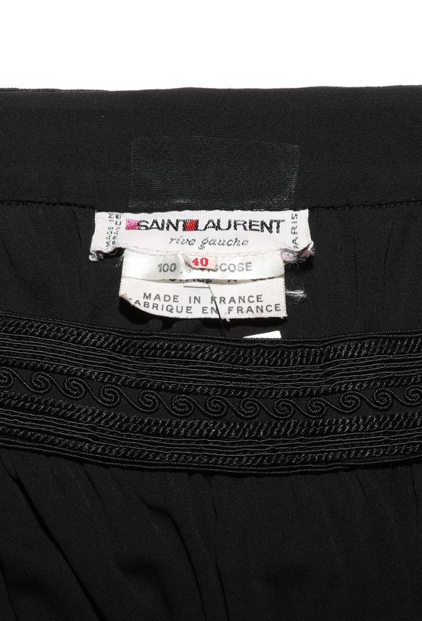 Saint Laurent COLLECTOR F/W 1974 Passementerie Dress - 7 Saint Laurent COLLECTOR F/W 1974 Passementerie Dress - 7