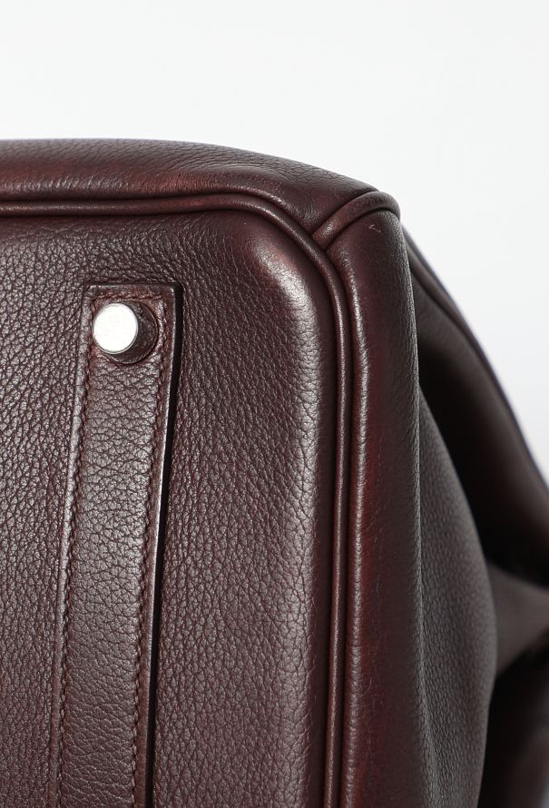 Hermès Beautiful Rouge Sellier Evercolor Birkin 35 - 10