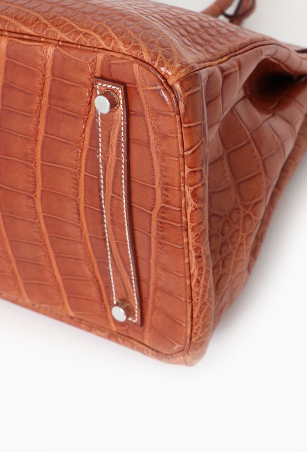 Hermès Exceptional Matte Fauve Alligator Birkin 35 - 8