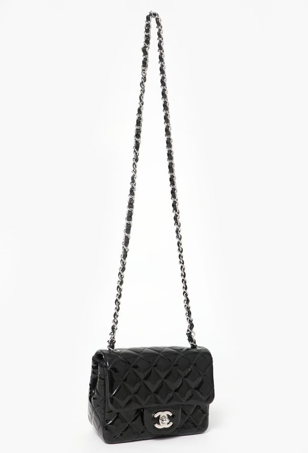 Chanel Patent Mini Square Timeless Bag - 2