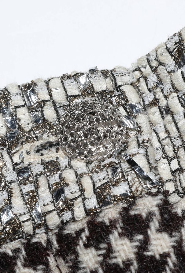 Chanel F/W 2015 Iridescent Houndstooth Trousers - 8