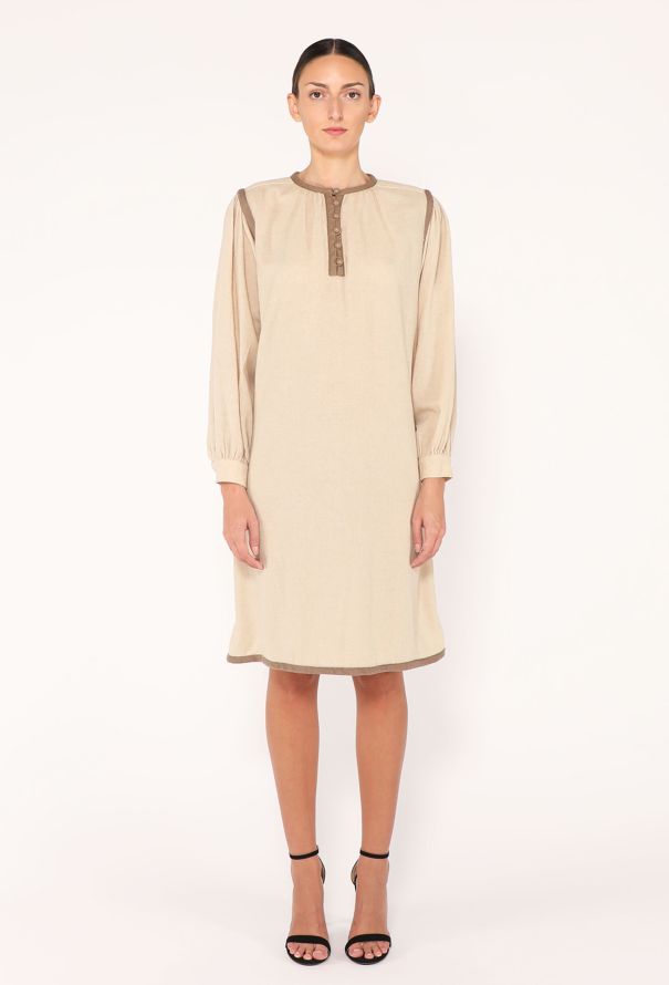 Saint Laurent Late '70s Russian Braided Trim Tunic - 3