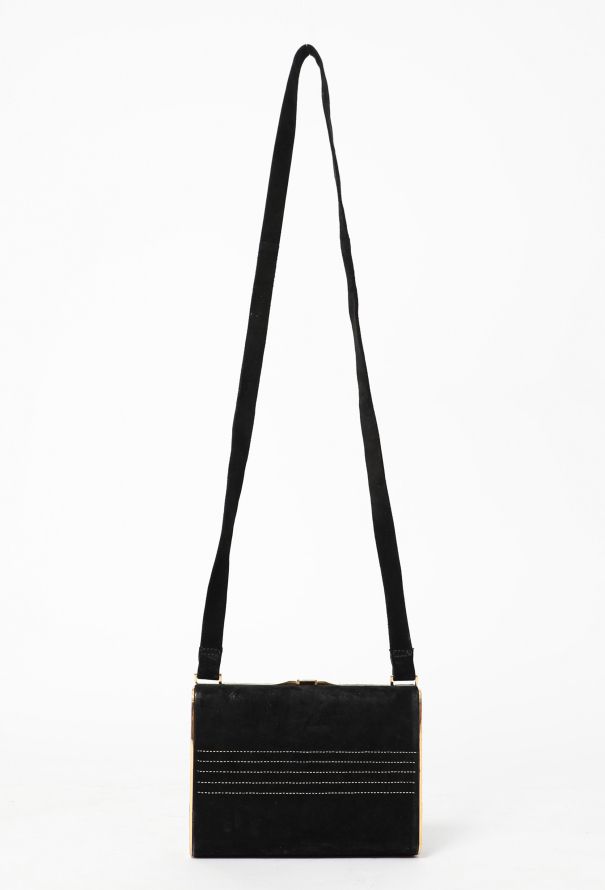 Vintage Charles Jourdan Velvet Shoulder Bag - 1