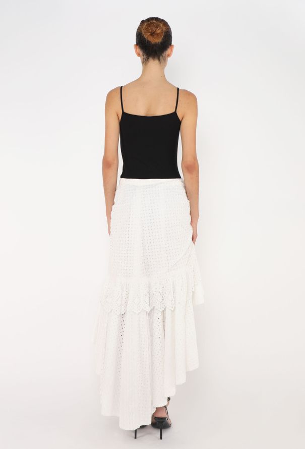 Rodarte F/W 2019  Eyelet Asymmetrical Skirt - 6